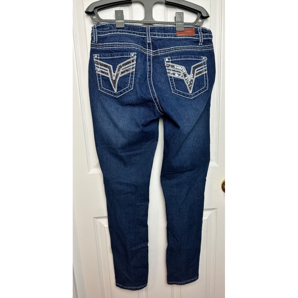 VGS Womens Jeans "Skinny" Embellished Pocket Jeans Denim‎ Size 6 (W32xL29)